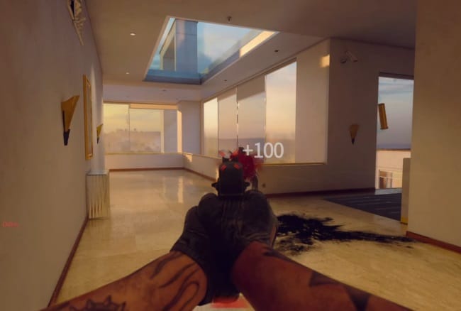 COD BO6のStryder.22のアイアンサイト